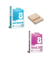LGS 8. Sınıf Matematik ve İnkılap Benim Fasikülüm + Telefon Standı
