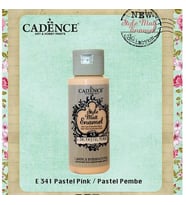Cadence Style Matt Enamel Cam & Porselen Boyası 59 ml. E-341 Pastel Pembe 