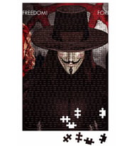 V For Vendetta Freedom Forever Puzzle 240 Parça Yapboz