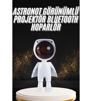 180 Derece Dönebilen Astronot Masa ve Gece Lambası Projektör