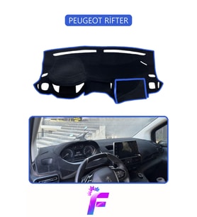 PEUGEOT RİFTER Uyumlu Torpido Örtüsü Yansıma Önleyici Tam Koruma Kolay ve Hızlı Montaj J23