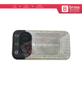 Peugeot Citroen için Tavan Lambası 6362P3 6362K9. 4 Pin li ve Ampullü
