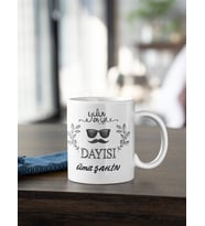 Yılın En İyi Dayısı Kupa Bardak (Beyaz)