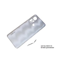 Infinix HOT 11S KASA Arka Pil Batarya Kapağı GRİ