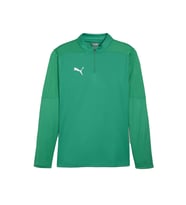 Puma Teamfinal Training 1/4 Zip Erkek Futbol Antrenman Uzun Kollu Tişört 65855105 Yeşil