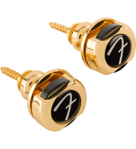 Fender 0990818649 Infinity Askı Kilidi (Altın) Şık ve Güvenli Tasarım Altın Kaplama Askı Kilidi Seti