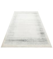 Makine Kaymaz Yıkanabilir Beyaz Eskitme Triko Salon Mutfak Halısı Koridor Halısı Yolluk 8 cream silv