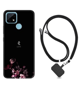 Realme C11 C21 C21Y C25Y C11 2021 Kılıf Boyun Askılı Silikon Love 1629