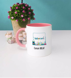 Laborant Kupa Bardak Pembe