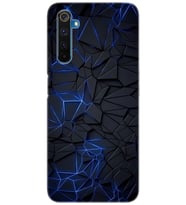 6 PRO (RMX2061) Uyumlu Kılıf Desen Baskılı Silikon Karmaşık Design STK:1874
