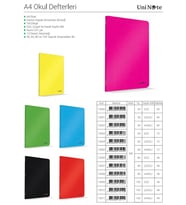 Çınar Karton Kapak A4 96 Yaprak Çizgili Defter 12'li Paket