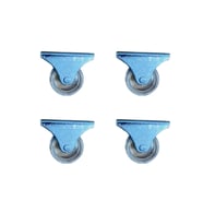 Furç Sabit Teker - 32MM - Şeffaf HKS236 - 4 Adet