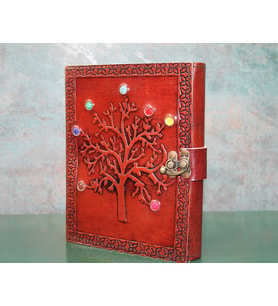 Taşlı Deri Defter