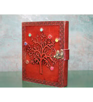 Taşlı Deri Defter