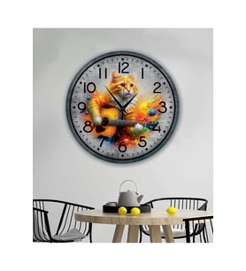 bilge Tasarım RETRO Duvar Saati 40 x 40 CM (Karışık)