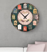 BK Home Dijital 45cm Mdf Duvar Saati