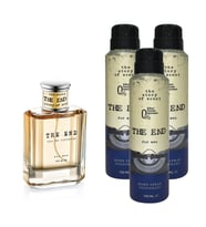The End Edt Erkek Parfüm 100 Ml Ve Deodorant 150 Ml 3 Adet