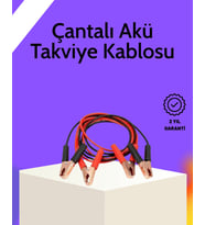 Northcity 1200A İzoleli Akü Takviye Kablosu - 2m Büyük Maşalı Güvenli Başlatma