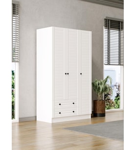 Kuzeylife Elegante 3 Kapılı Gardırop 183 Cm