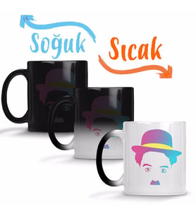 Chaplin Sihirli Kupa Bardak Porselen