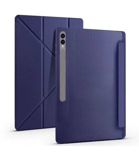 Galaxy Tab S9 Ultra Kılıf Kalem Bölmeli Standlı Smart Cover (Lacivert)