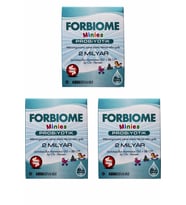 Forbiome Minies 2 Milyar Probiyotik Damla 8 ml 3 Adet (Krem)