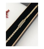 Çelik Kadın Bileklik Altın Renk Xuping Şıklığın Tamamlayıcısı 14 K Gold Renk 17+2 Cm kutulu Renk Atmaz