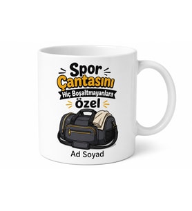 Spor Çantasını Hiç Boşaltmayanlara Kirli Havlu Esprili Kupa Hediye Bardak