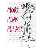 Pantera Cor De Rosa Pembe Panter Puzzle 240 Parça Yapboz