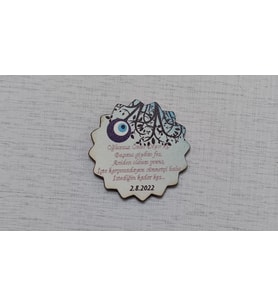 6 CM Sünnet Düğünü Magnet 2 Söz Nişan Nikah Düğün 25 Adet