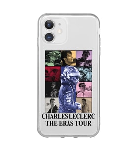 Iphone 11 Uyumlu Charles Leclerc Tasarımlı Şeffaf Telefon Kılıfı