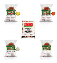 ORTİ 5Kg KIRMIZI MERCİMEK+P. BULGUR+P. PİRİNÇ+ÇOK AMAÇLI UN+YAZAR TOZ ŞEKER=25Kg