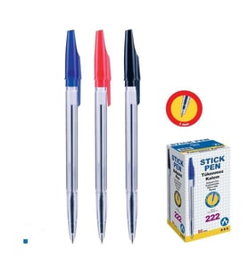 Tükenmez Kalem Ark 222 Büro Mavi 1 Adet Fiyatıdır