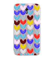 PrintiFy Samsung Galaxy J7 Pro ile Uyumlu Water Color 1  Kamera Korumalı Şeffaf  Kılıf