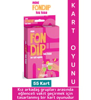 Eğlenceli Yılbaşı Parti Sevgili Grup Arkadaş Ortamı İçki Kart Oyunu Fondip Mini-Kız Kıza 55 Kart