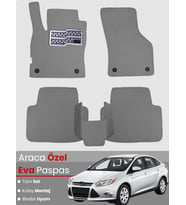 FORD FOCUS 3 (2011-2014) Uyumlu EVA Paspas Tam Set–Araca Özel,Su Geçirmez,Kolay Montaj
