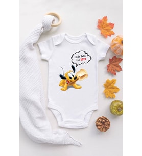 Welcome 2022 Yılbaşı Bebek Body Organik Baskılı