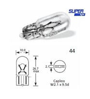 Super Light T15 Dipsiz Halojen Park Ampulü 12v 5W 1 Adet