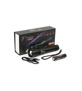 Ps-1600 Süper Parlak Led Zoomlu 5 Mod Su Geçirmez Profesyonel Kamp Bekçi Avcı Feneri