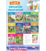 3.ve 4.Sınıflar İçin Hikaye Seti (10 Kitap) (Karışık)