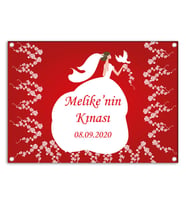 Kına Kişiye Özel Poster Özgür Kuş Tasarım