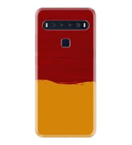 TCL 10L 10 Plus 10SE 20E 20SE 30SE L7 Kılıf Desemli Silikon Sarı Kırmızı Boya 1708
