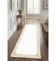 Çerçeve Klasik Boş Gold Yıkanabilir Yolluk