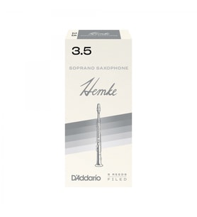 D'Addario RHKP5SSX350 Frederick Hemke Soprano Saksafon Kamışı No: 3.5 (Profesyonel) - 5'li Paket  Virtüözler İçin Sert Kamış ve Güçlü Projeksiyon