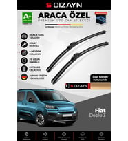 Fiat Doblo 3 Ön Cam Silecek Seti 2023 Üzeri Premium Araca Özel 65-43 Cm A+ Kalite