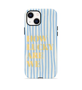 iPhone 15 Plus Vorian Çift Katmanlı MagSafe Kılıf Lucky Summer Stripe