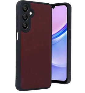 Galaxy A55 5G Kılıf Aras Deri Kapak - Bordo