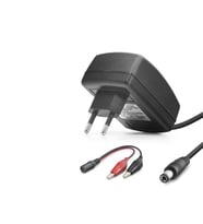 Akü Şarj Adaptörü 12V 2.5A 30W Krokodil Uç Siyah B5057