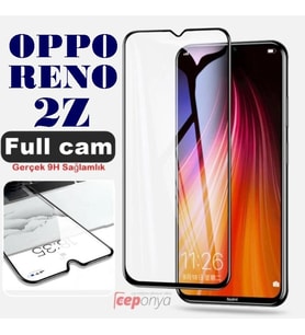 Oppo Reno 2Z Ekran Koruyucu Ekranı Tam Kaplayan Kenarları Kırılmaya Dayanıklı Cam Koruyucu