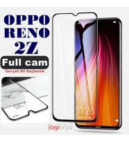 Oppo Reno 2Z Ekran Koruyucu Ekranı Tam Kaplayan Kenarları Kırılmaya Dayanıklı Cam Koruyucu